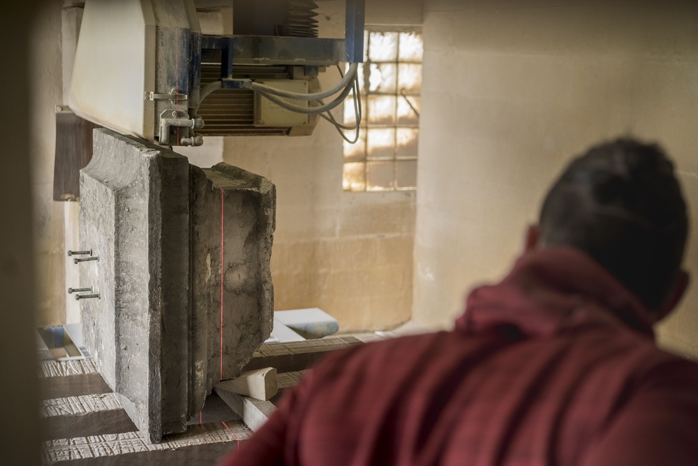 taille de pierre atelier